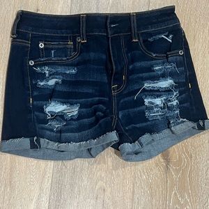 American eagles distressed shorts
